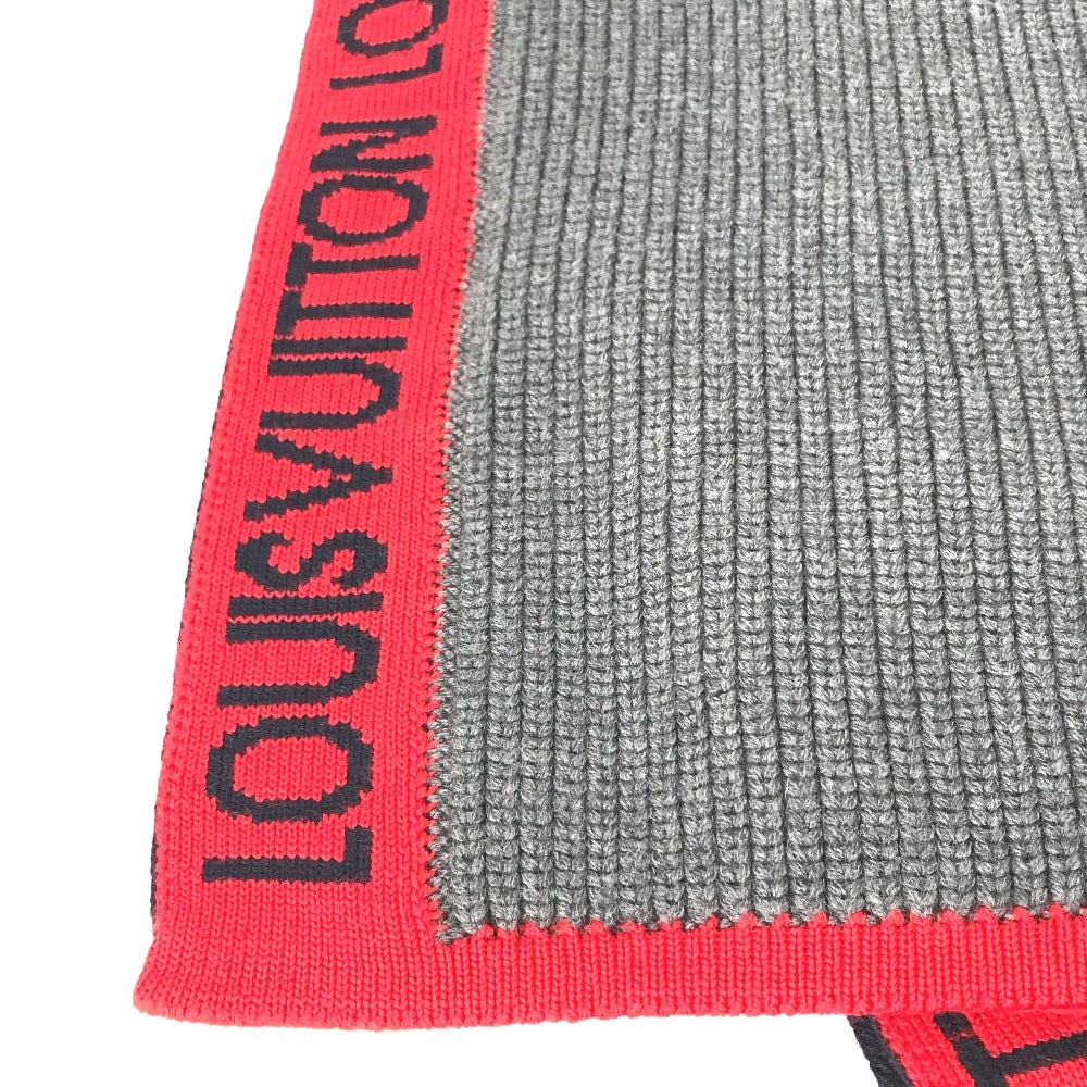 Louis Vuitton Scarf M71255 Escharp Generation Wool Gray Apparel