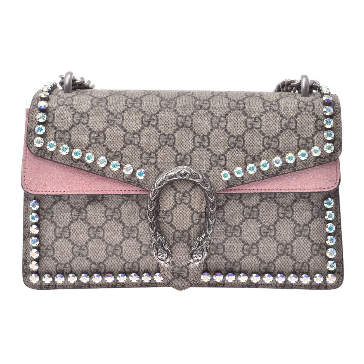 Gucci dionysus grey cloth handbag