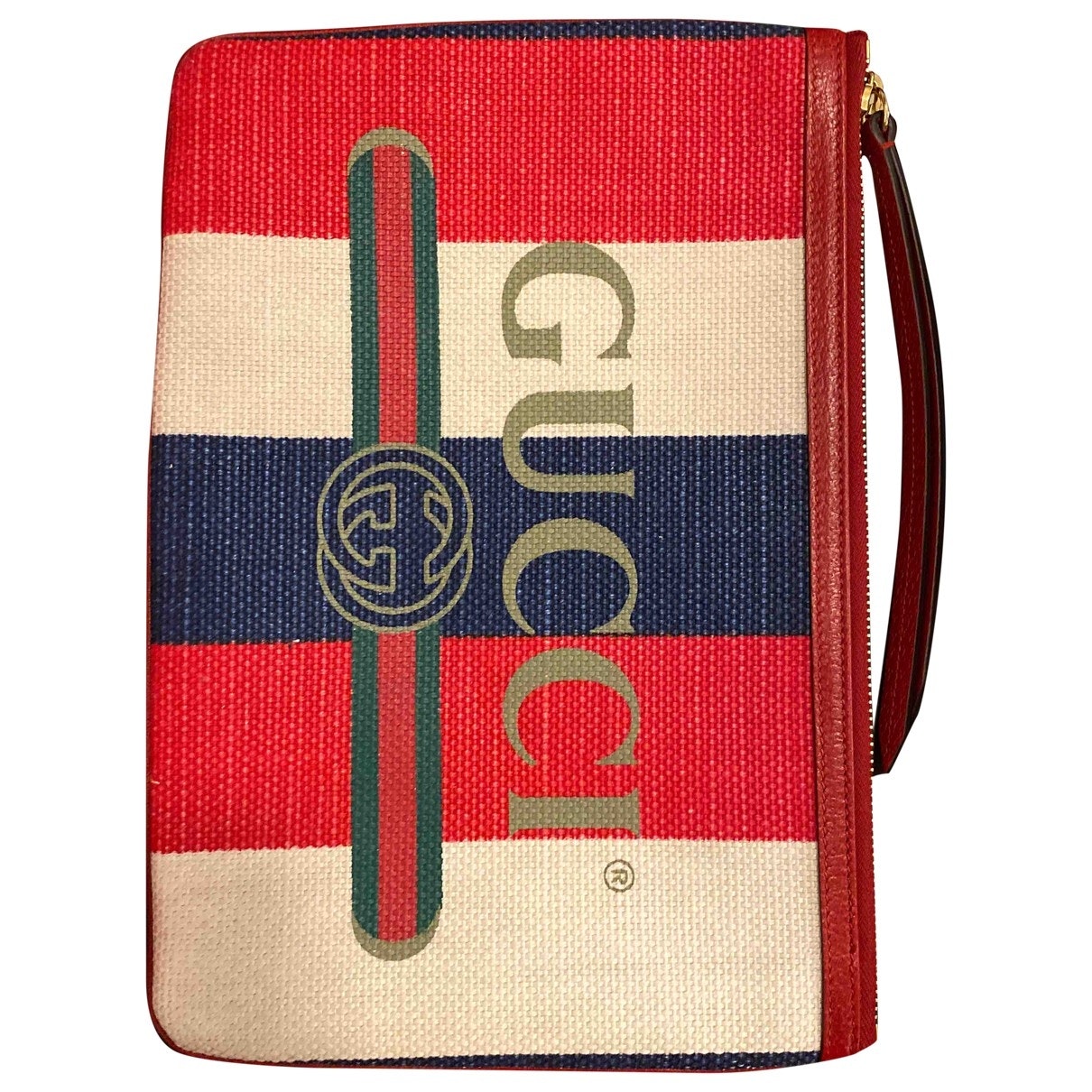 Gucci sylvie multicolour cloth clutch bag
