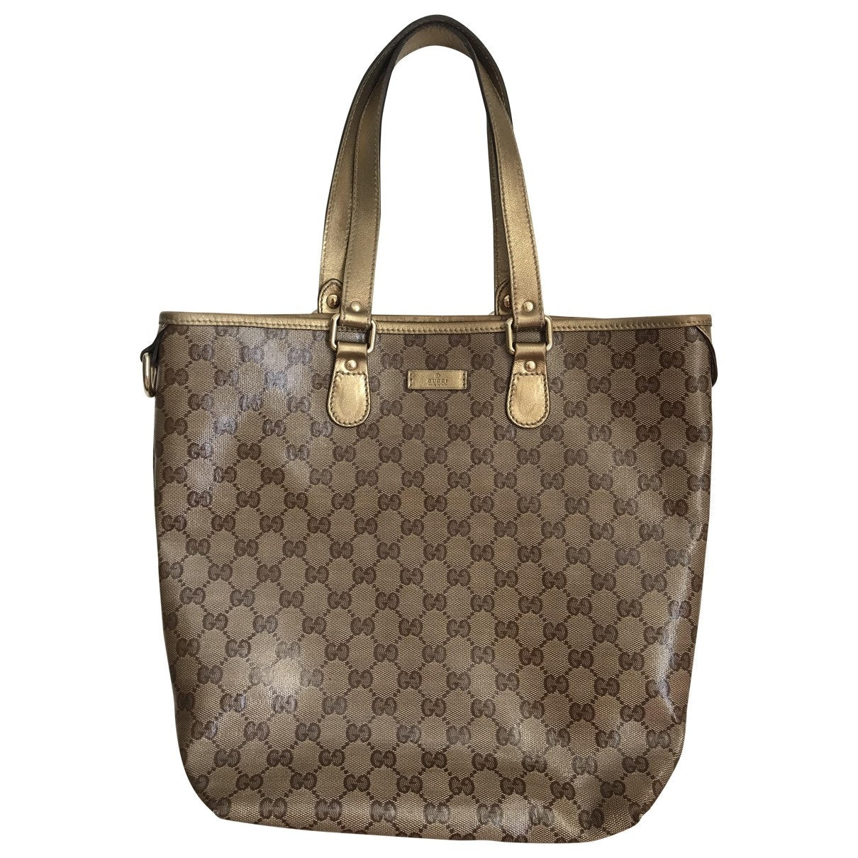Gucci beige cloth handbag