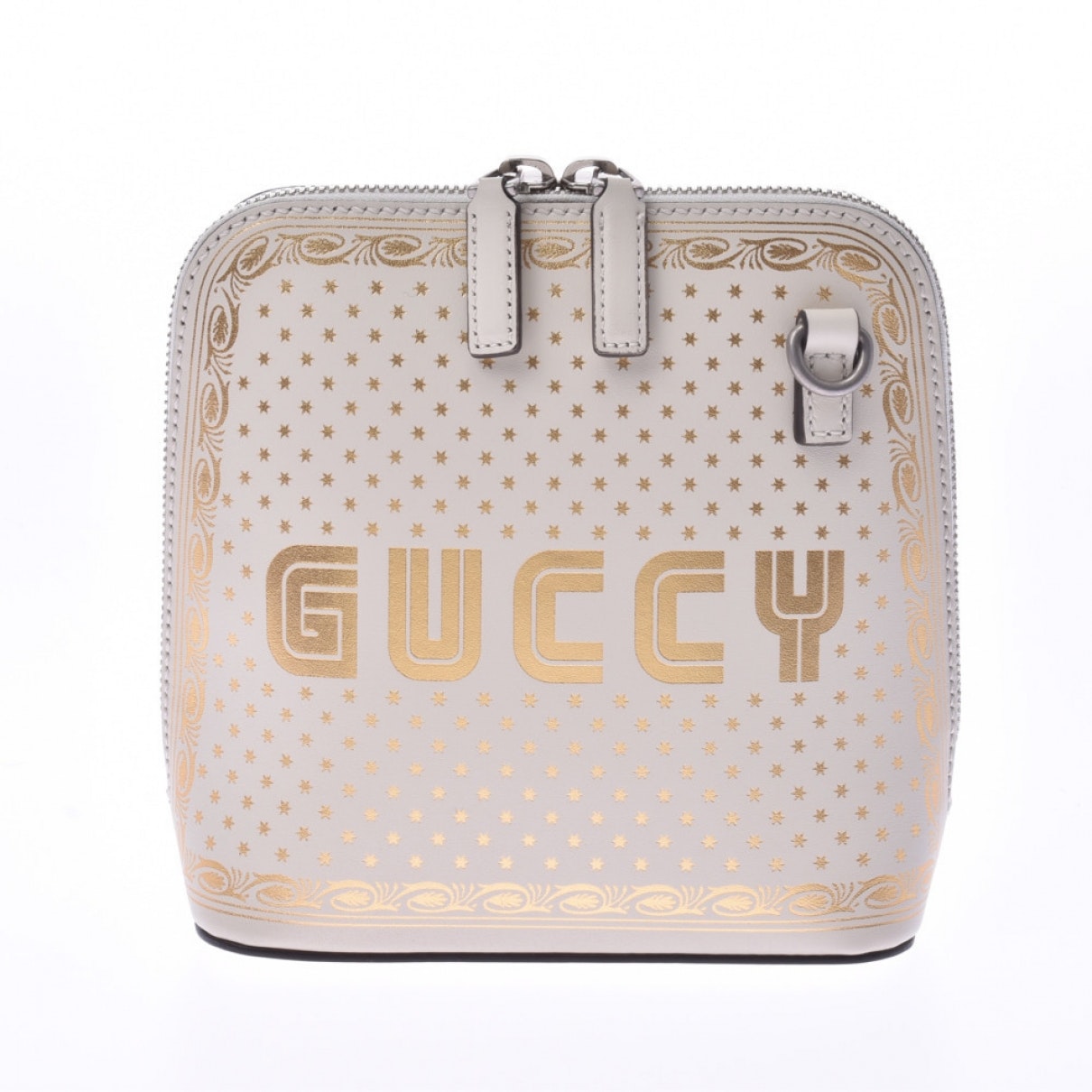 Gucci guccy minibag ecru leather handbag