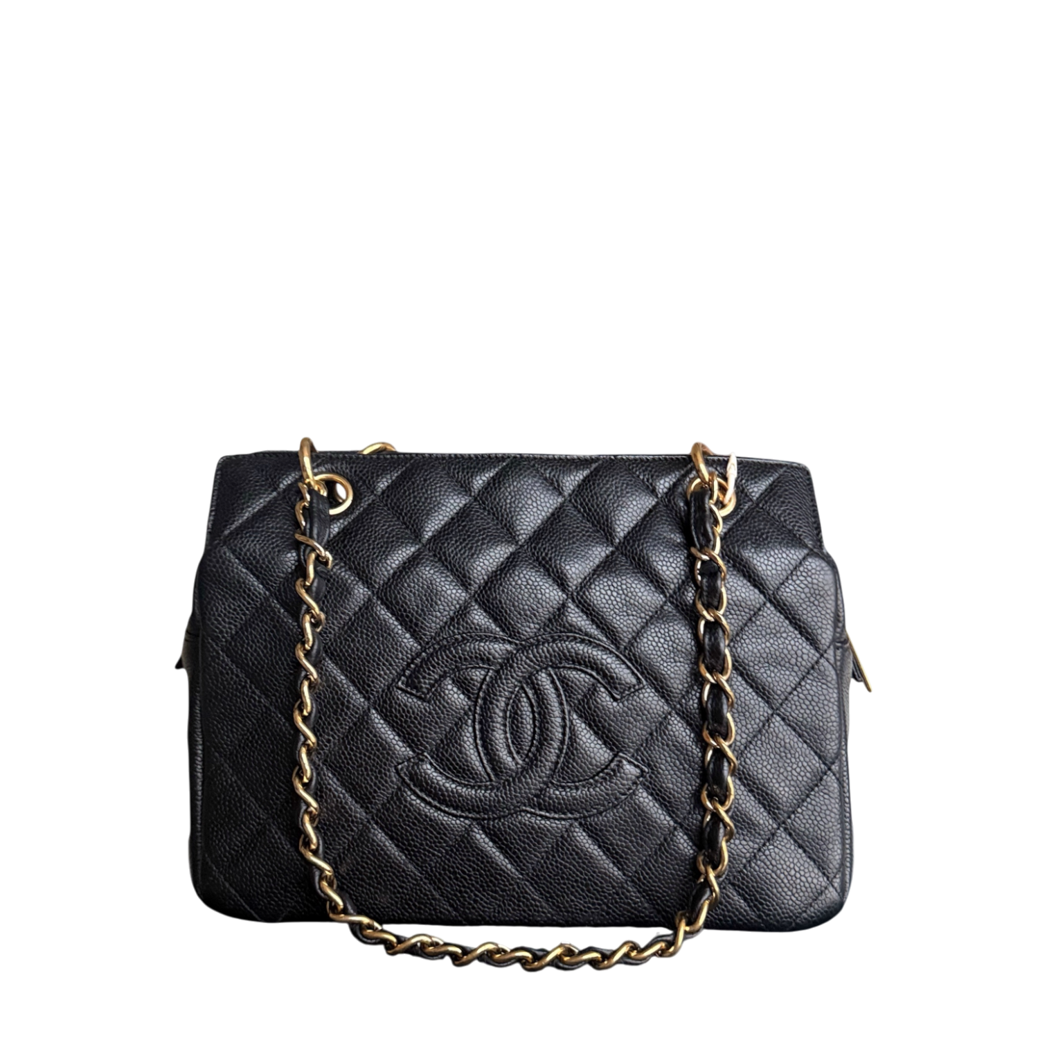 Chanel Petite Timeless Tote - Caviar Grained Calfskin Quilted Tote Bag 13 14