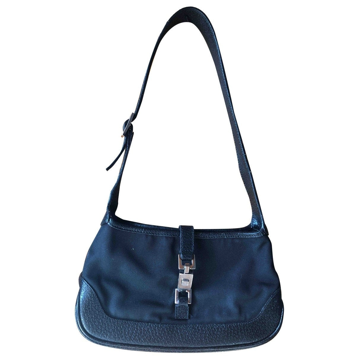 Gucci jackie black cloth handbag