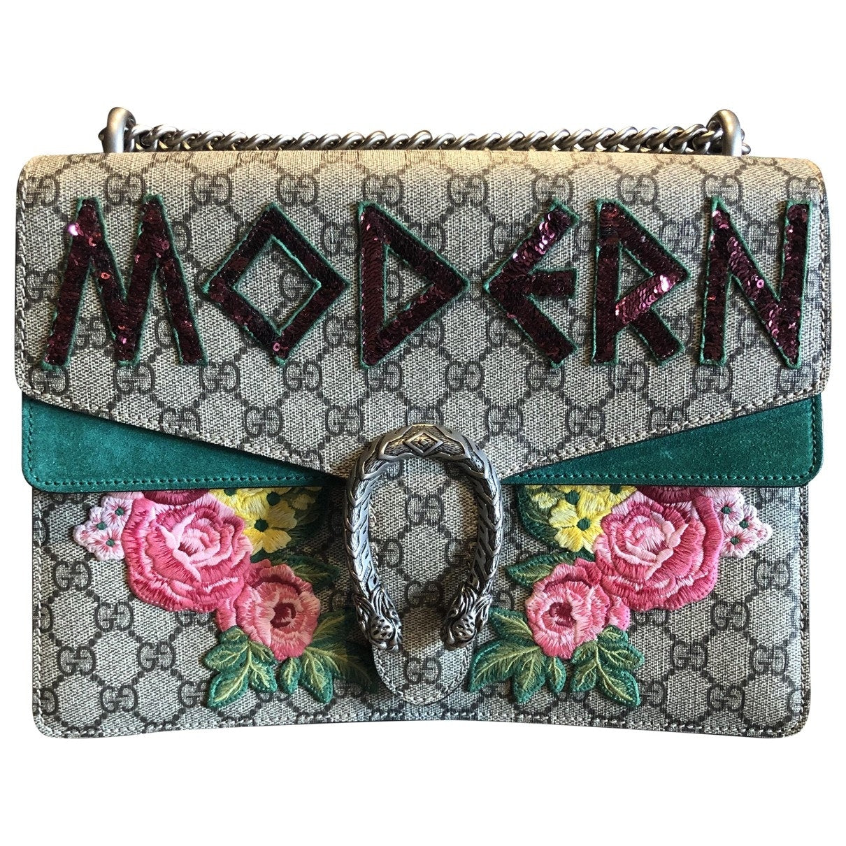 Gucci dionysus beige cloth handbag