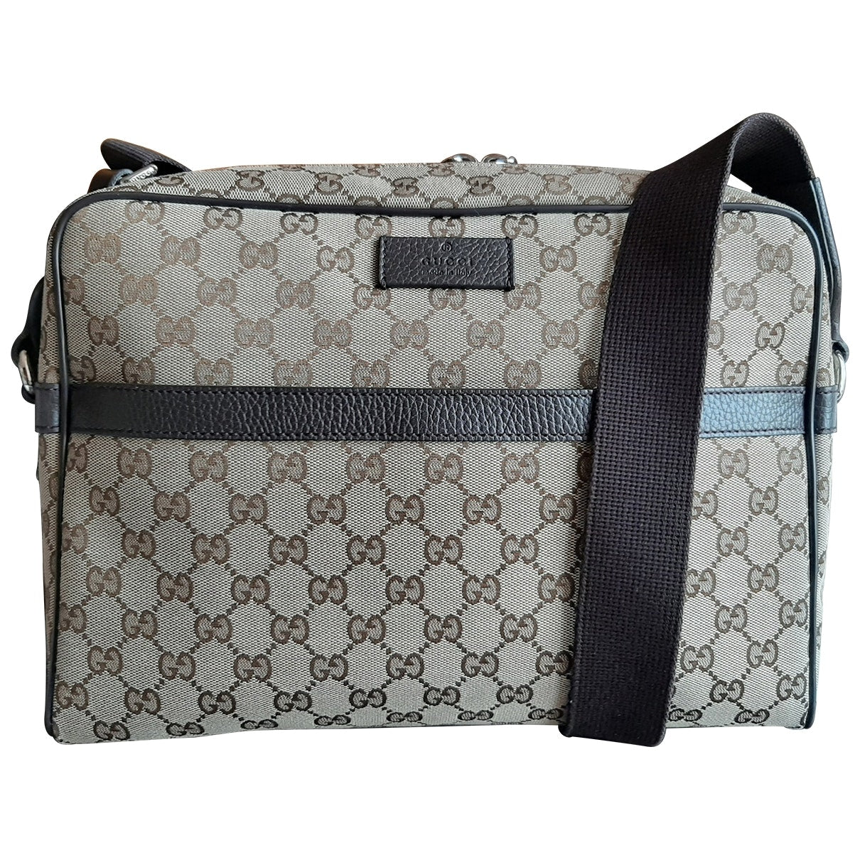 Gucci beige cloth handbag