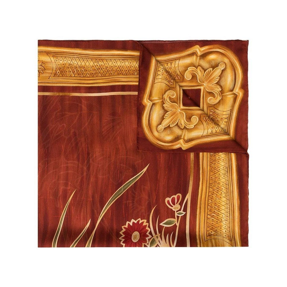 Chanel Chanel Floral Silk Foulard