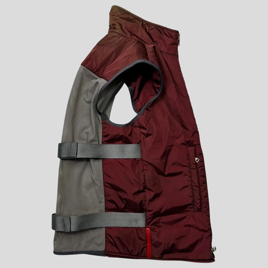 Prada Handbag Sport Bondage Mesh Padded Gilet - S Nylon