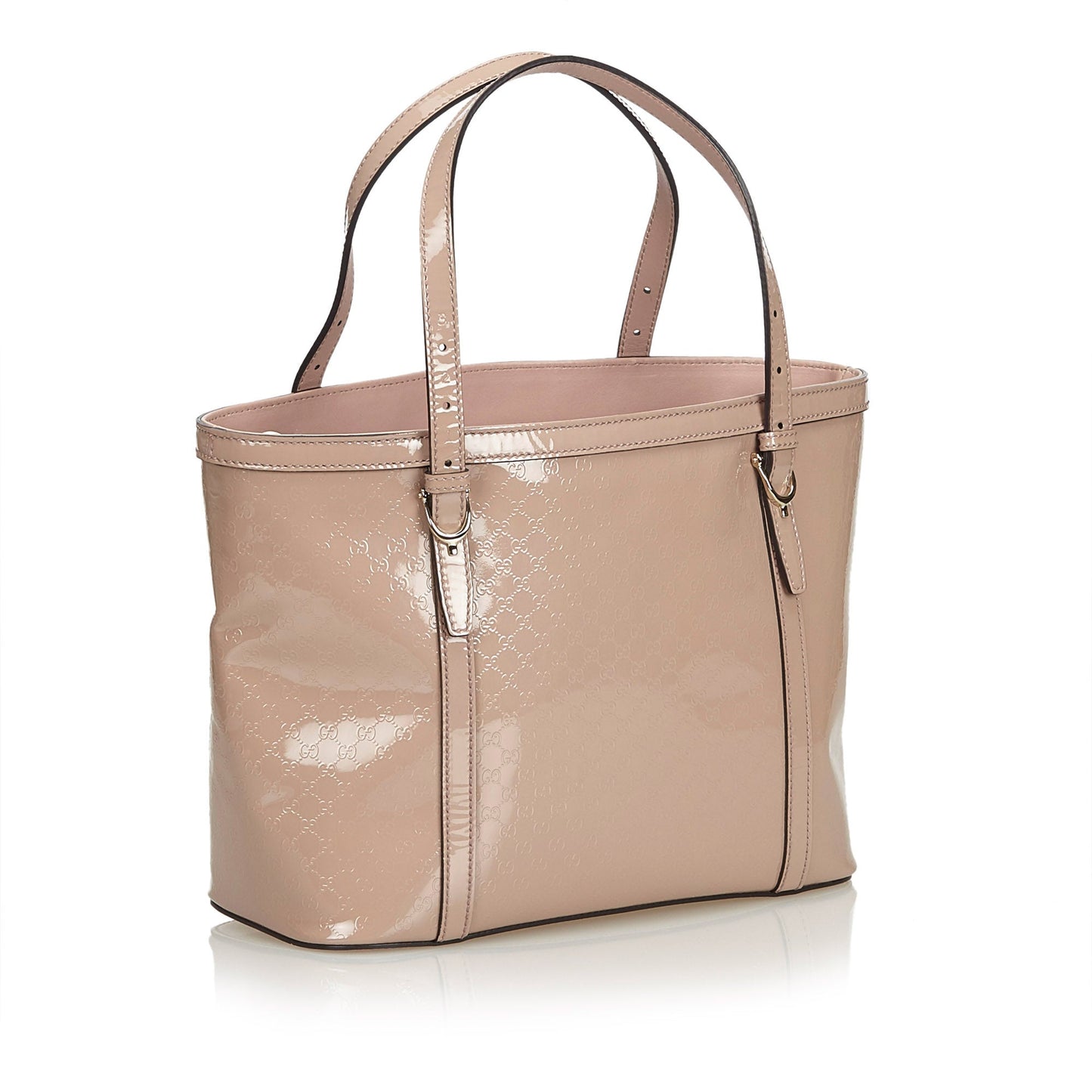 Gucci Nice Microssima Patent Bag Leather Travel Bag