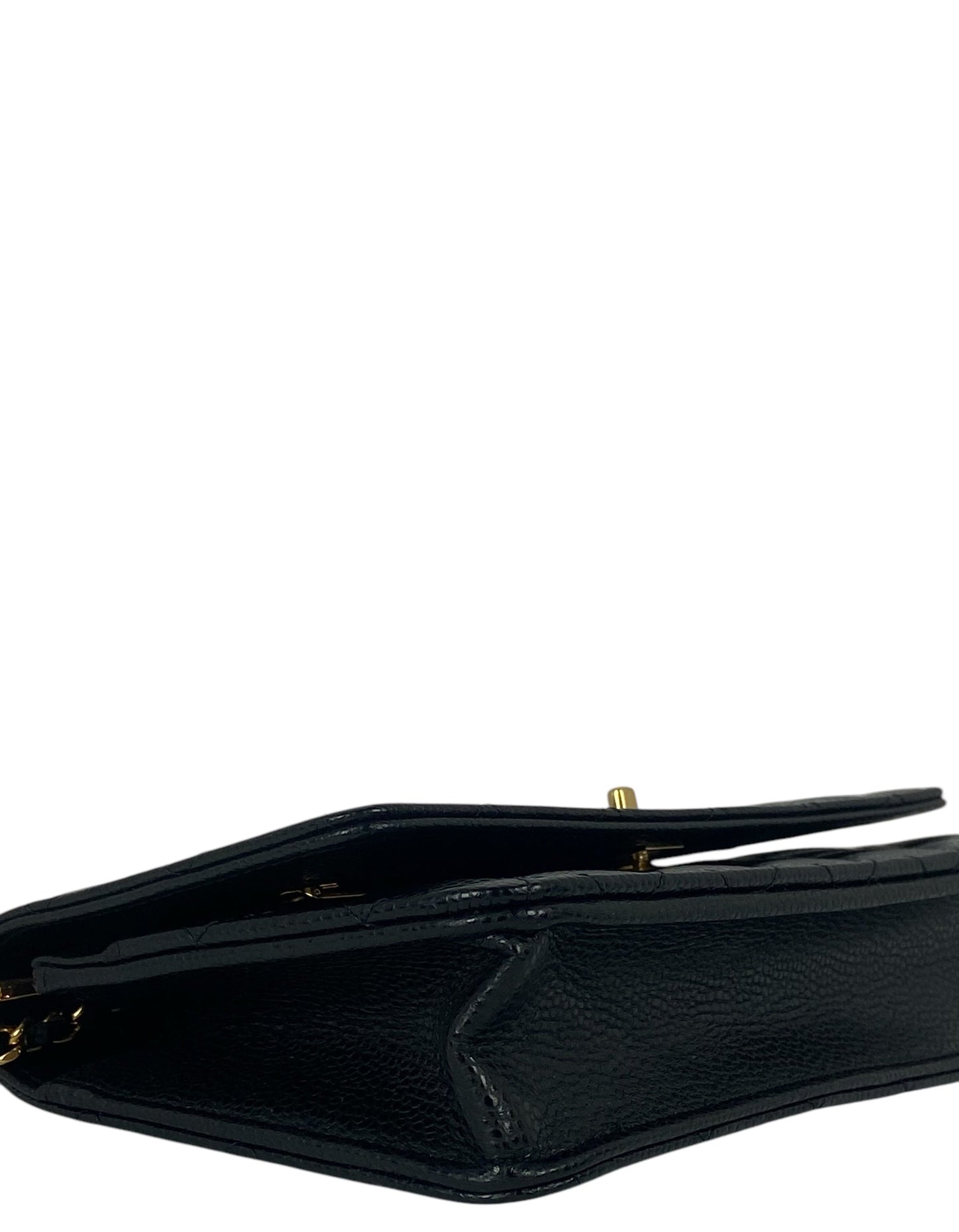 Chanel Black Caviar Leather Twistlock WOC