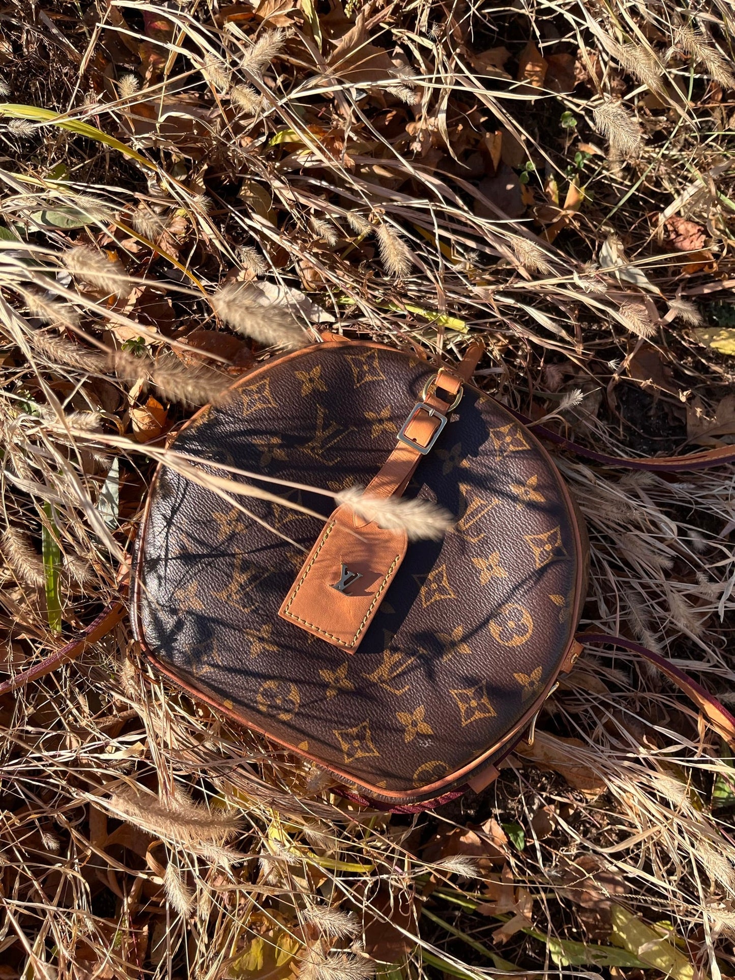 Louis Vuitton Boîte Chapeau Souple MM Leather Crossbody Bag