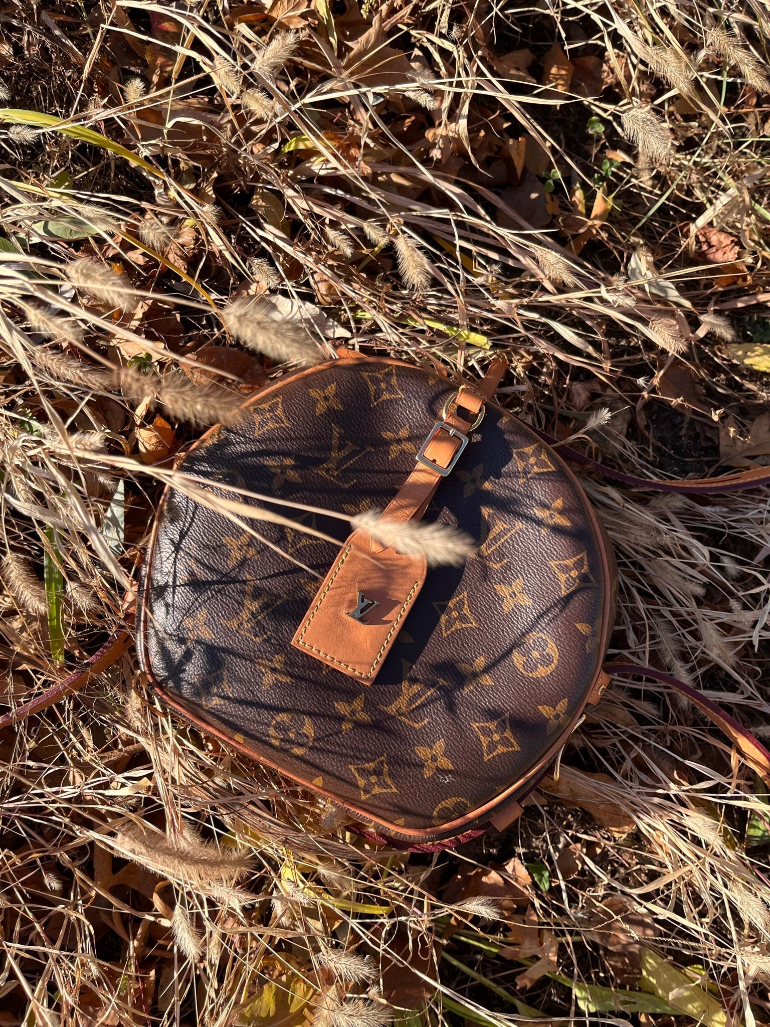 Louis Vuitton Boîte Chapeau Souple MM Leather Crossbody Bag
