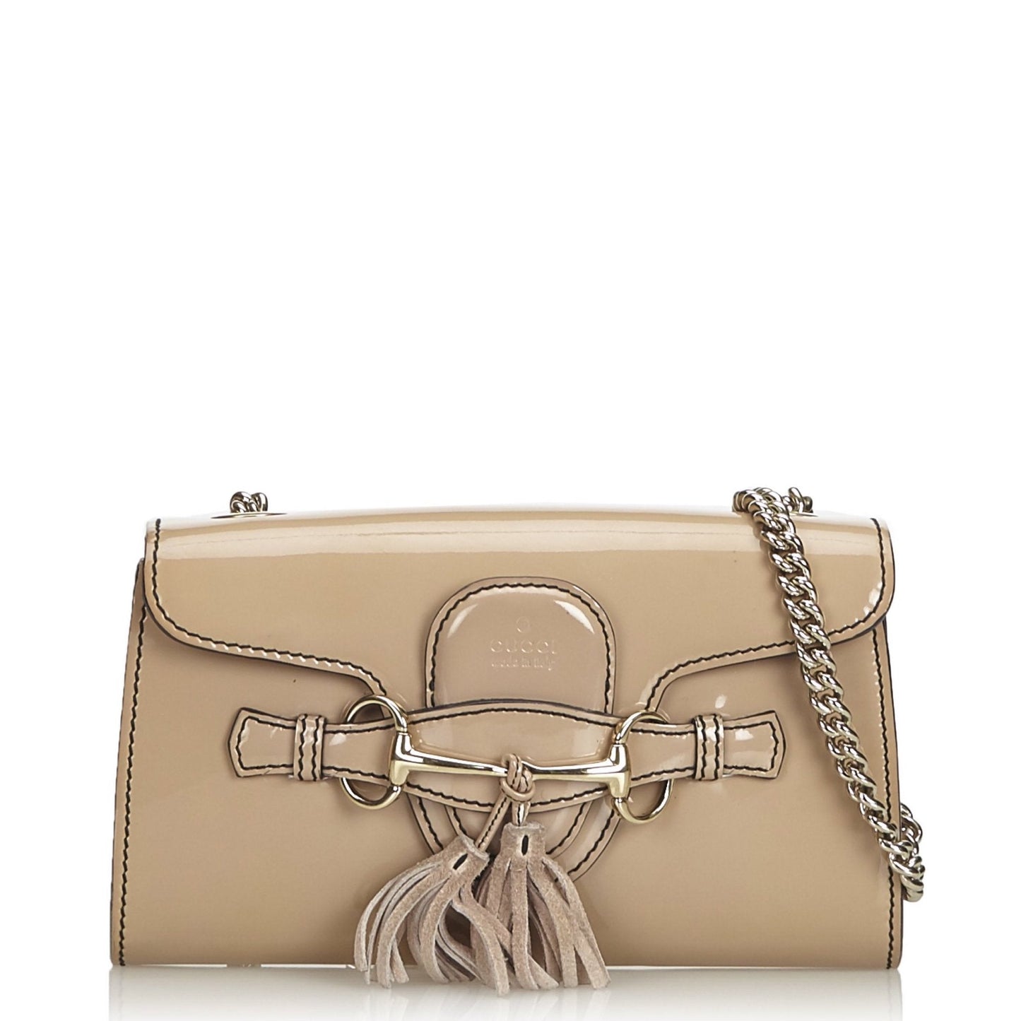 Gucci Emily Patent Bag Leather Small Shoulder Bag