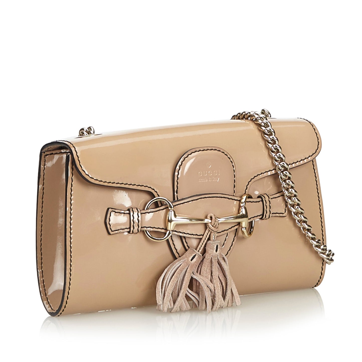 Gucci Emily Patent Bag Leather Small Shoulder Bag