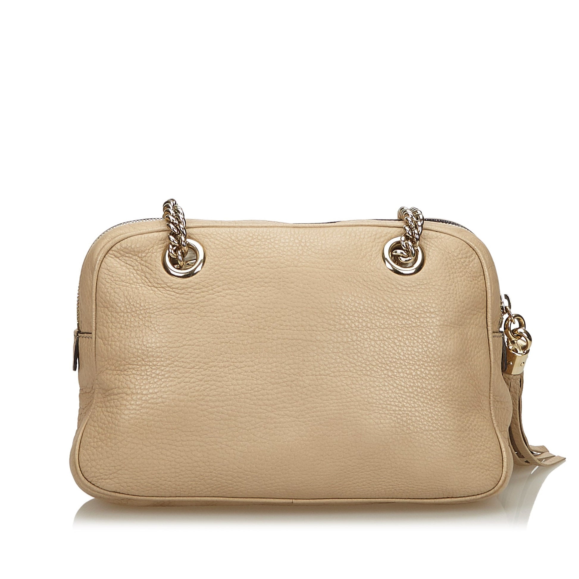 Gucci Soho Calfskin Shoulder Bag Chain
