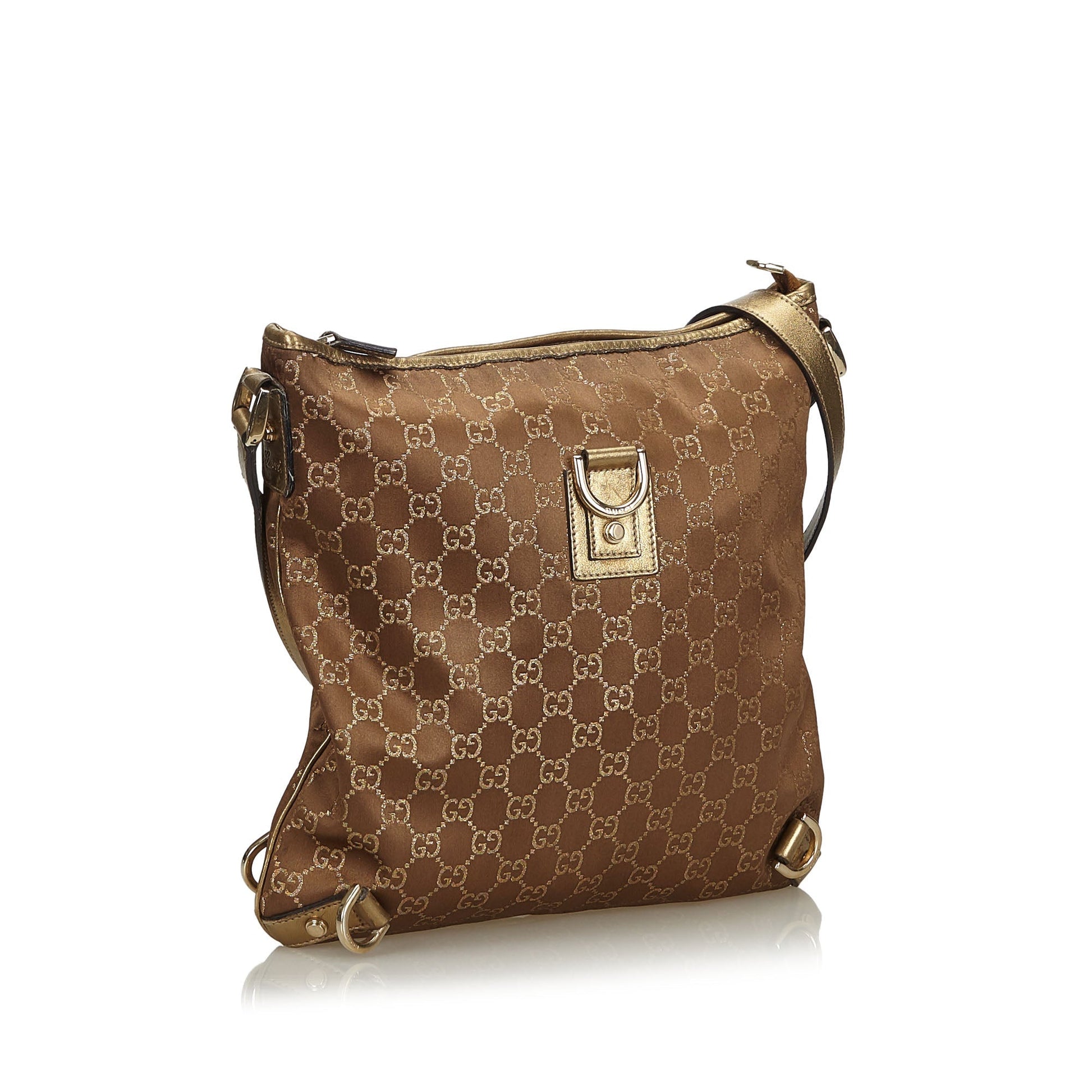 Gucci Abbey Crossbody Bag Nylon Monogram
