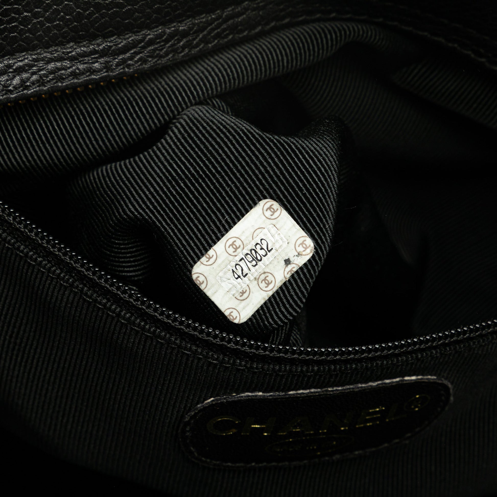 Black Chanel Triple CC Caviar Shoulder Bag