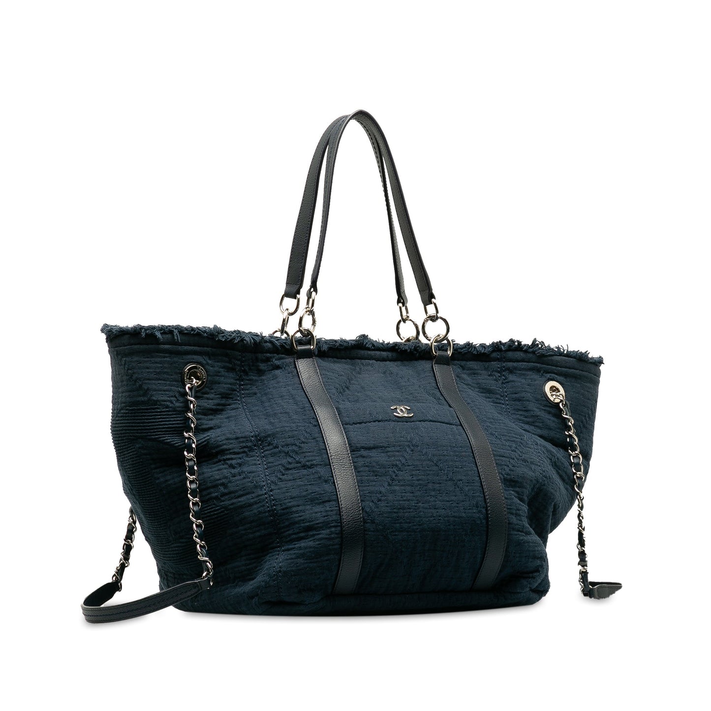 CHANEL Large CC Double Face Deauville Satchel