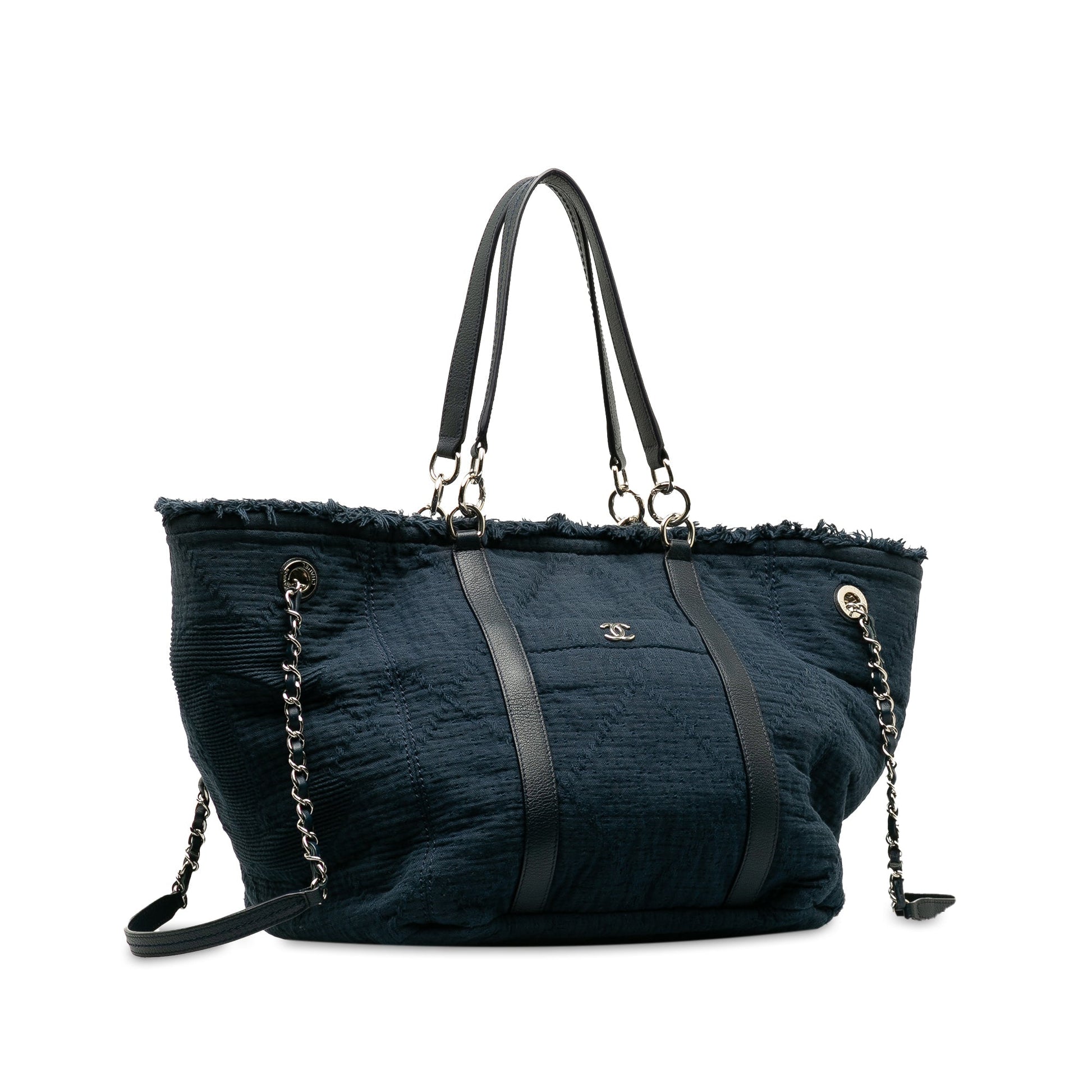 CHANEL Large CC Double Face Deauville Satchel
