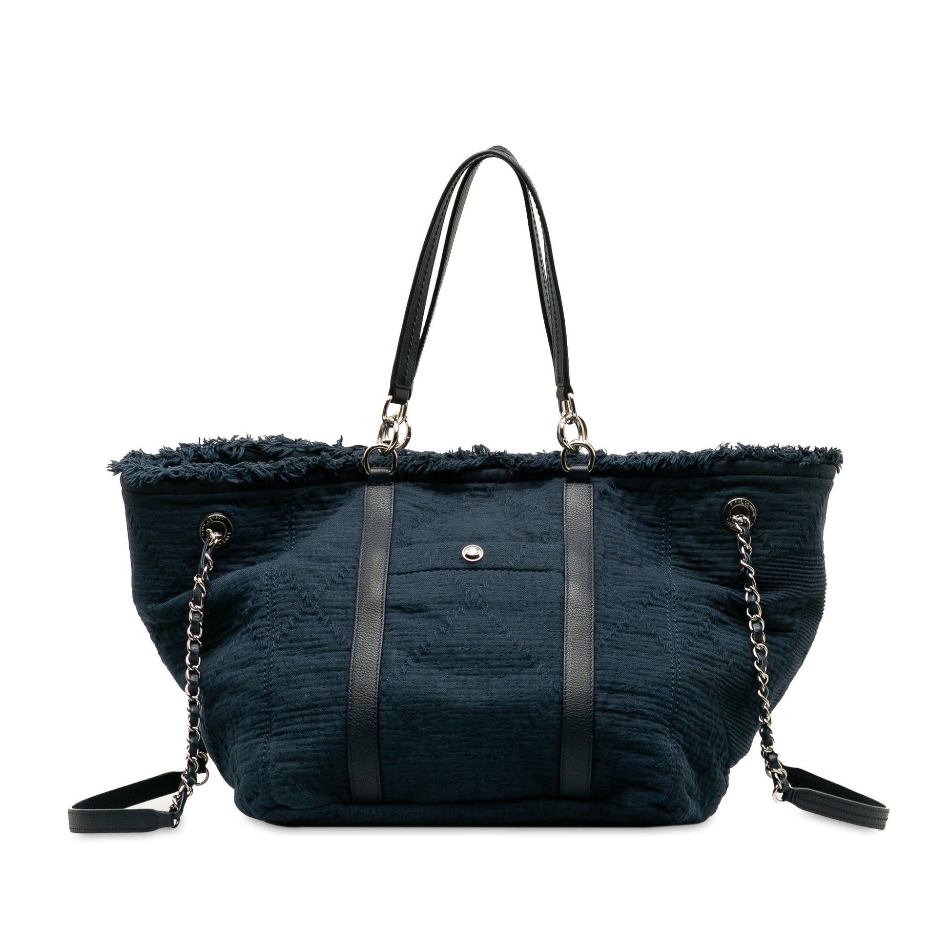 CHANEL Large CC Double Face Deauville Satchel