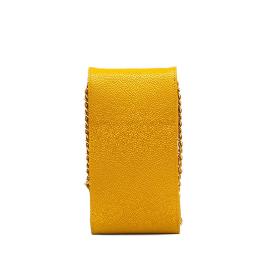 CHANEL CC Caviar Phone Crossbody Bag