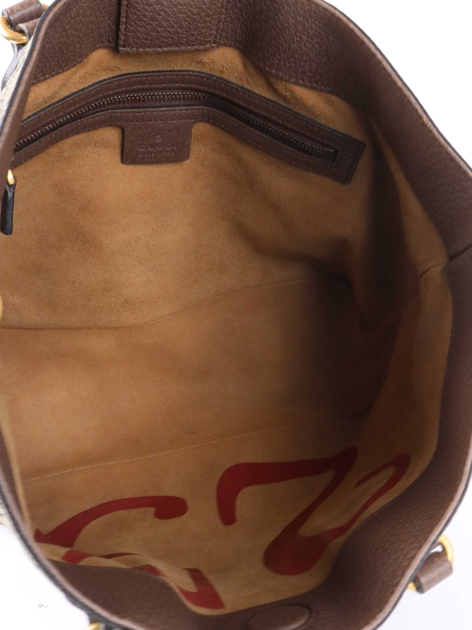 Gucci Small Supreme Mystic Cat Tote.