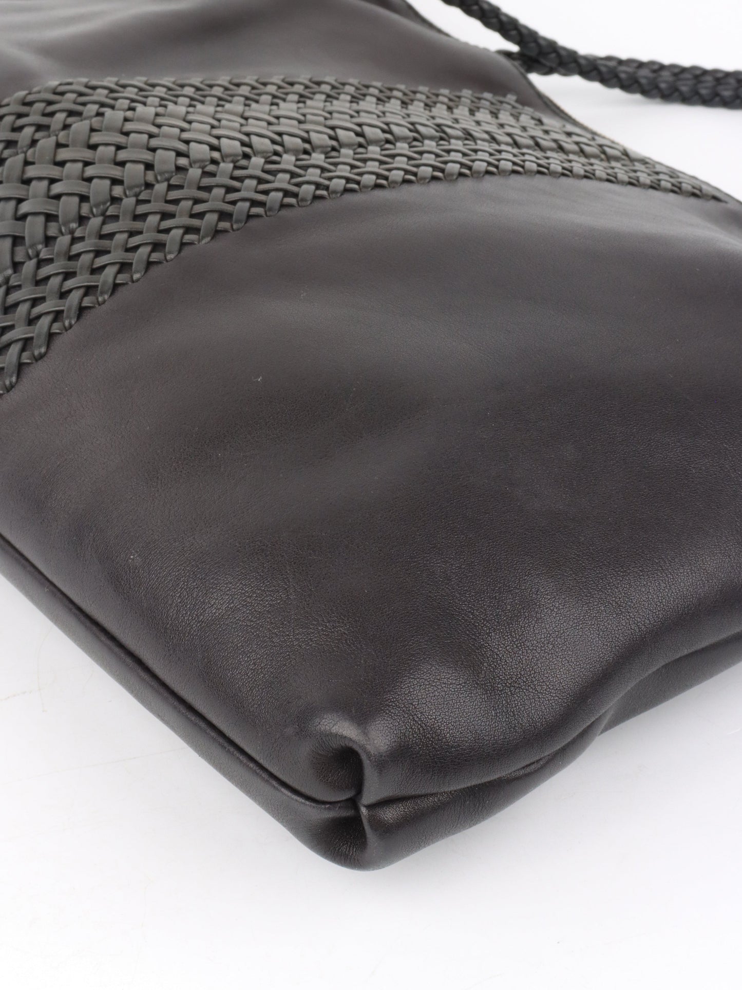 Gucci Black Leather Tote.