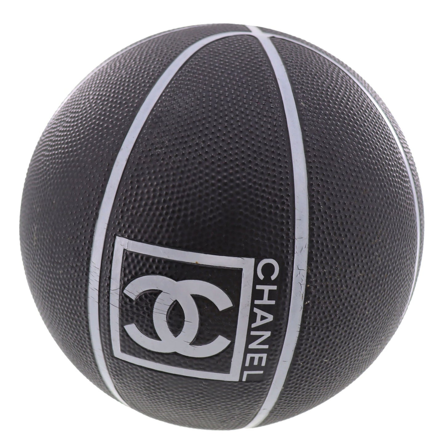 CHANEL Basketball Size 7 22cm Black Gray   #BR728