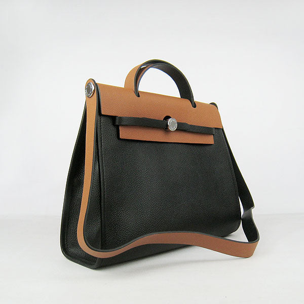 Hermes Luxury Herbag Ladies Way Cow Leather Travel Bag