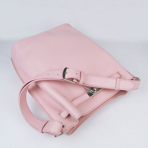 Hermes Luxury Nappa Shoulder Bag Leather Pink