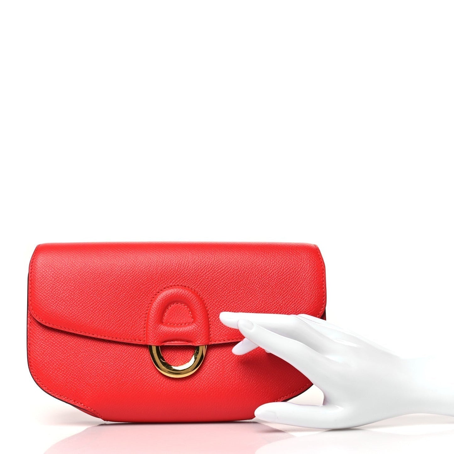 Hermes Epsom Cherche Midi Clutch Rouge Tomate Clutch Bag