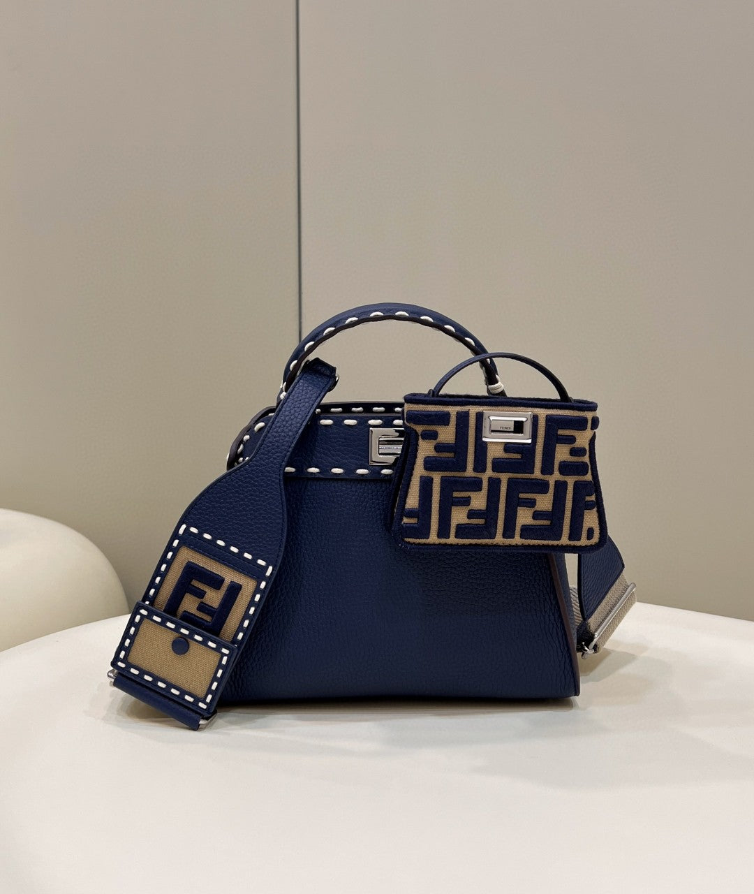 Dark Blue Small Travel Bag
