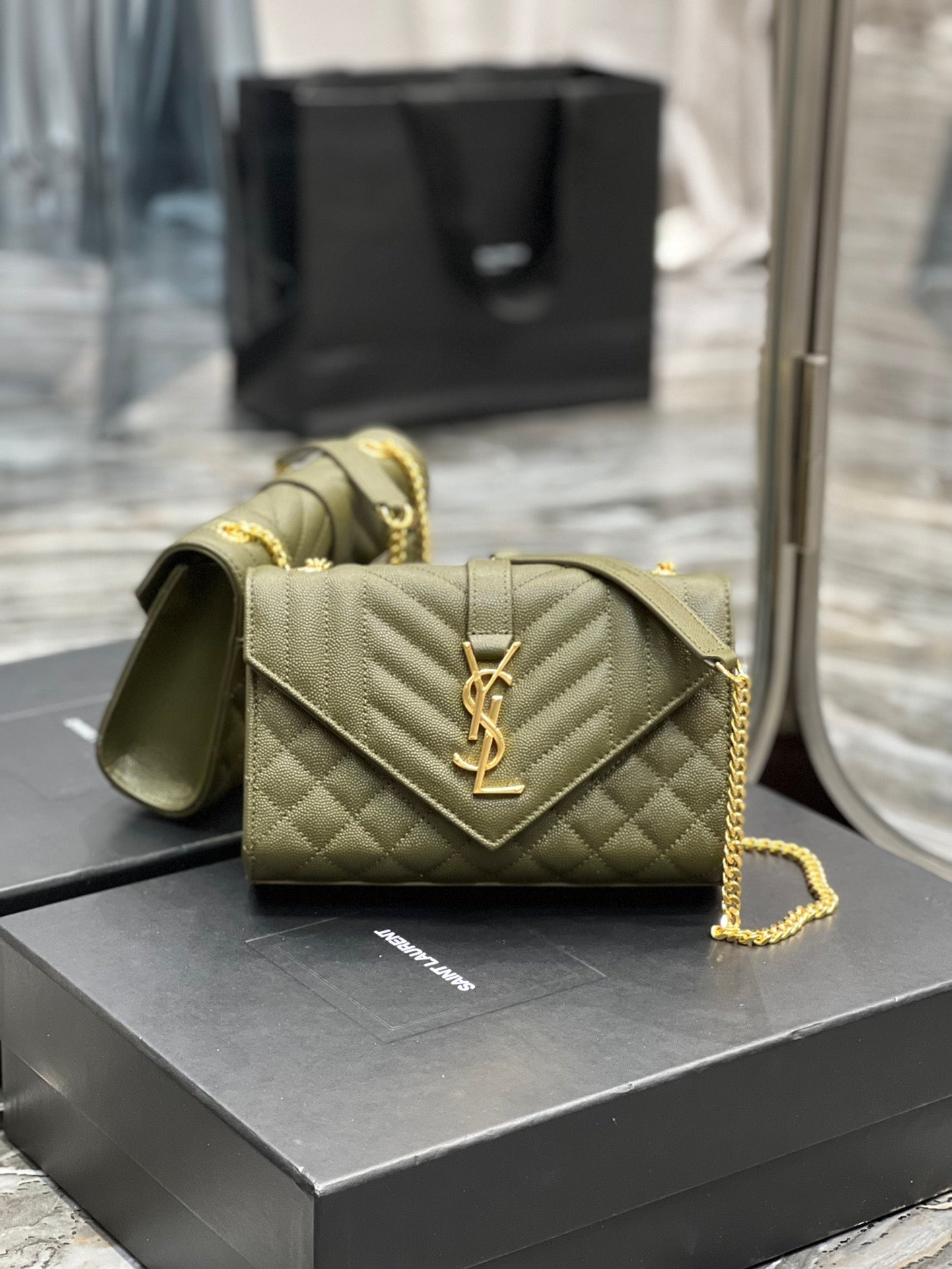 YSL Saint Laurent Ysl Saint Laurent Small Bag In Mix Matelasse Travel Bag