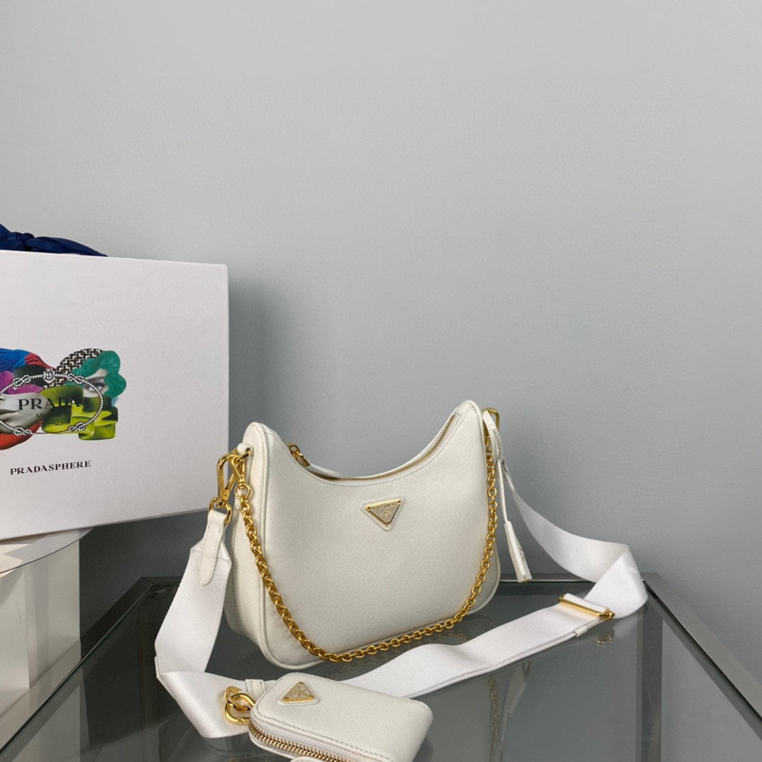 Prada Bolsa Re Edition Luxury Handbag Travel Bag Edition Saffiano 2005