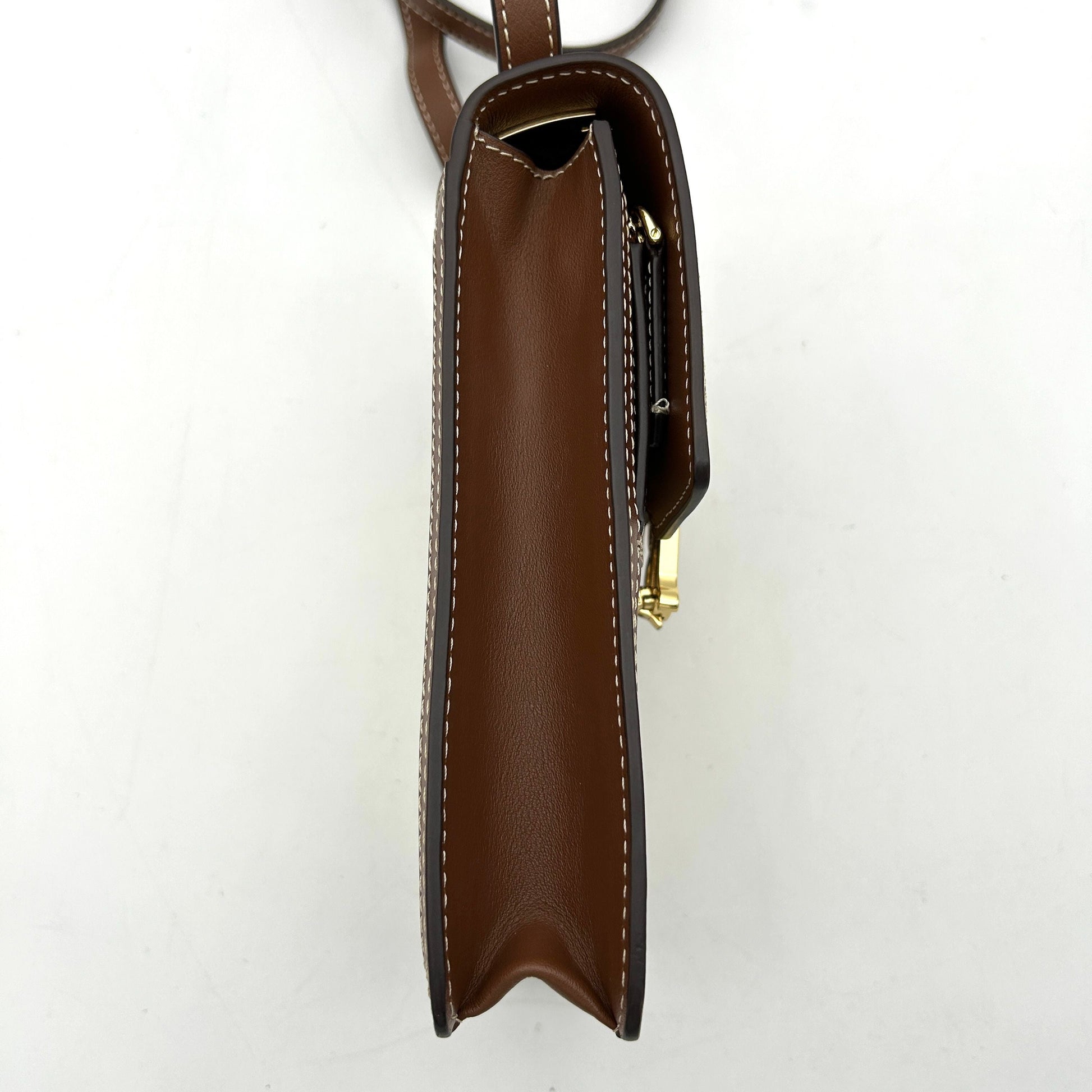 Burberry Luxury Tb Robin Crossbody Bag Bb8547Cc Canvas Brown