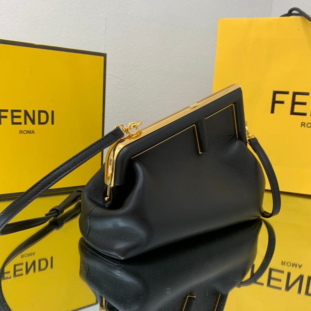 Fendi Top QualityTop Quality Top QualityTop Black Small FF Crossbody Bag Ff 8Bp129Abvef0Kur