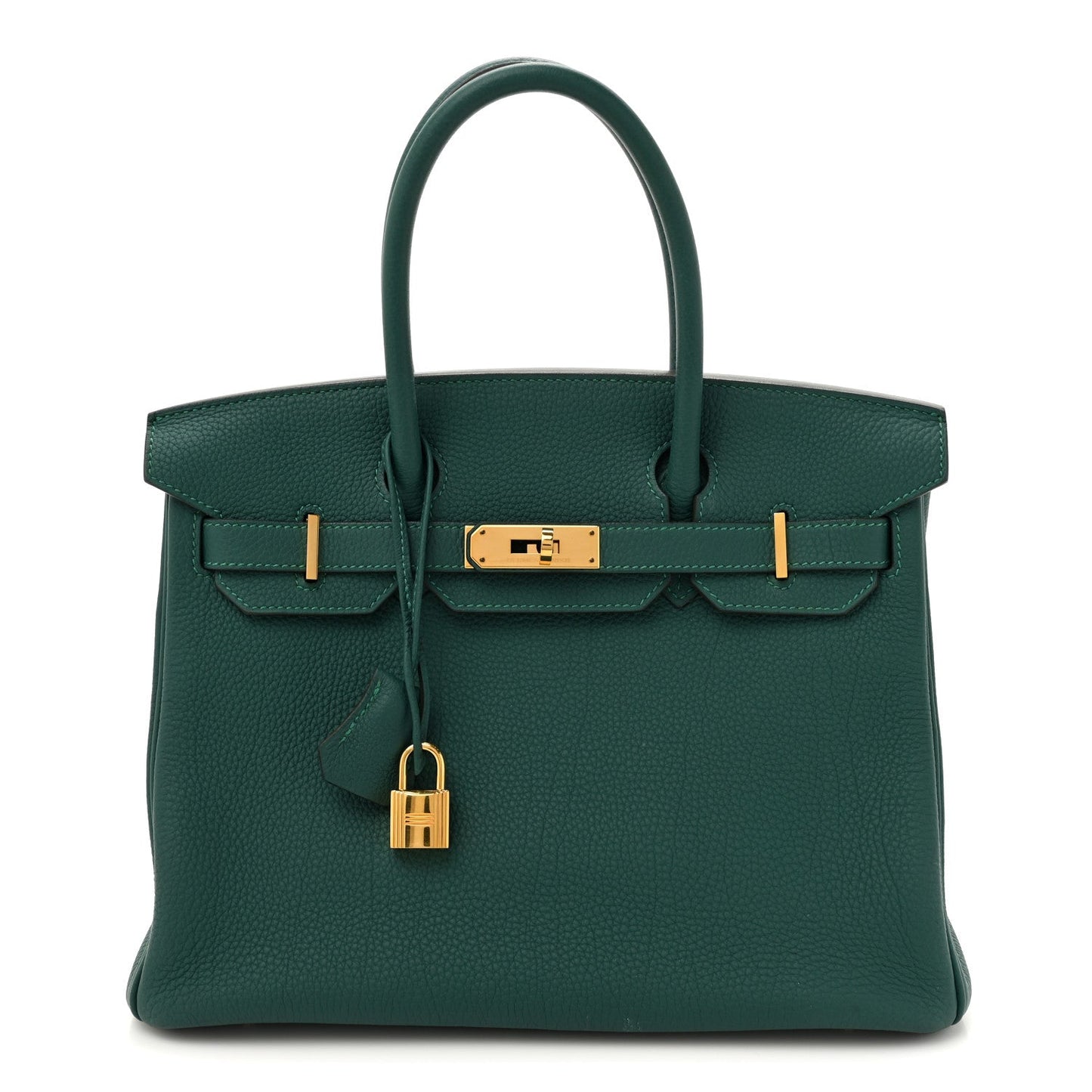 Hermes Togo Birkin Malachite Handbag Travel Bag 30 Malachite 1766586