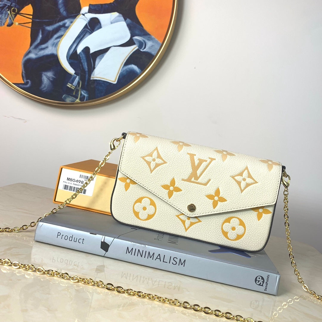Top Quality Empreinte Pochette Travel Bag Monogram White