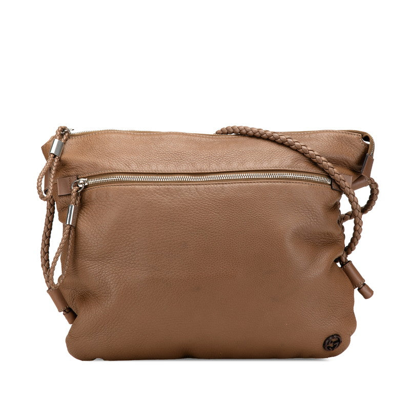 Gucci Interlocking Shoulder Bag Leather