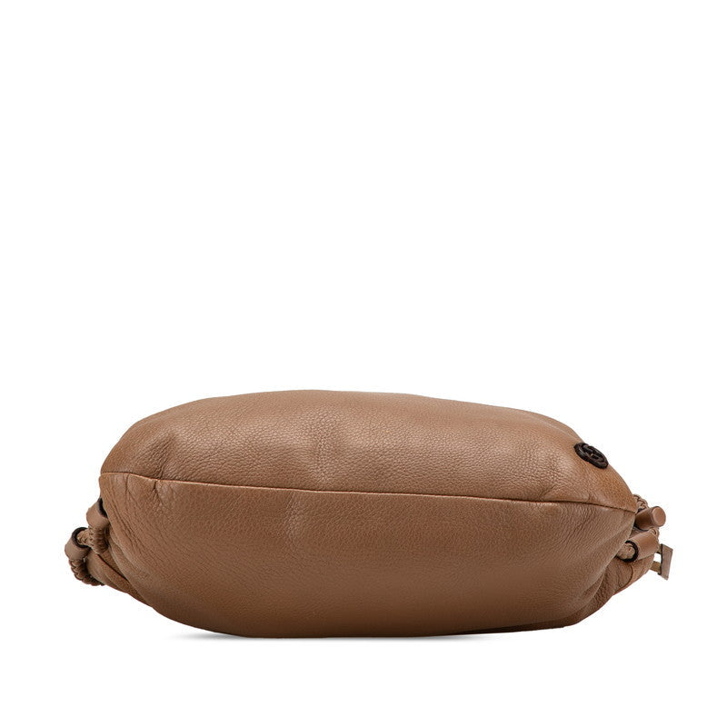 Gucci Interlocking Shoulder Bag Leather