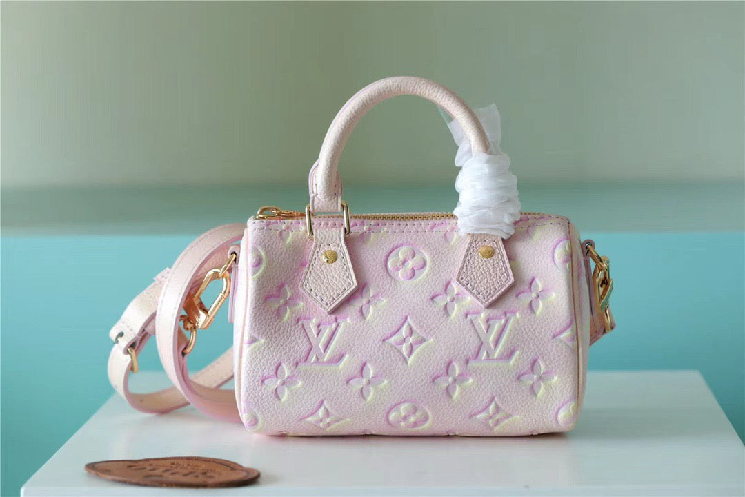 Top Quality Nano Speedy Empreinte For Women Monogram Pink Crossbody Bag