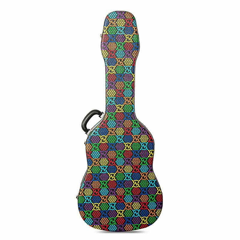 Gucci Psychedelic Pvc Guitar Case Limited Handbag Leather Travel Bag