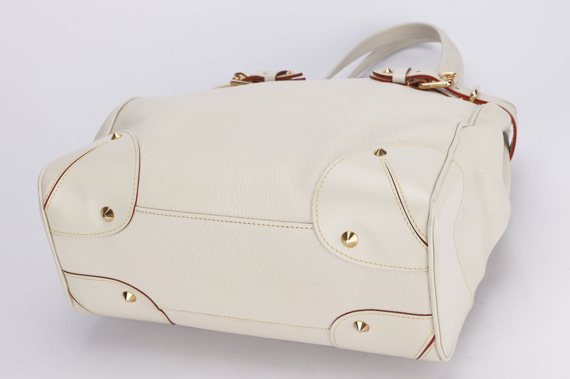 LOUIS VUITTON M95651 LE MAJESTUEUX BLANC COLOR SUHALI LEATHER (DU2029), WITH DUST COVER