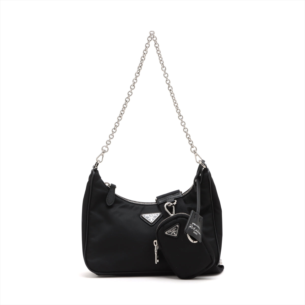 Prada Handbag Nero Re-Edition Re- Bag Nylon