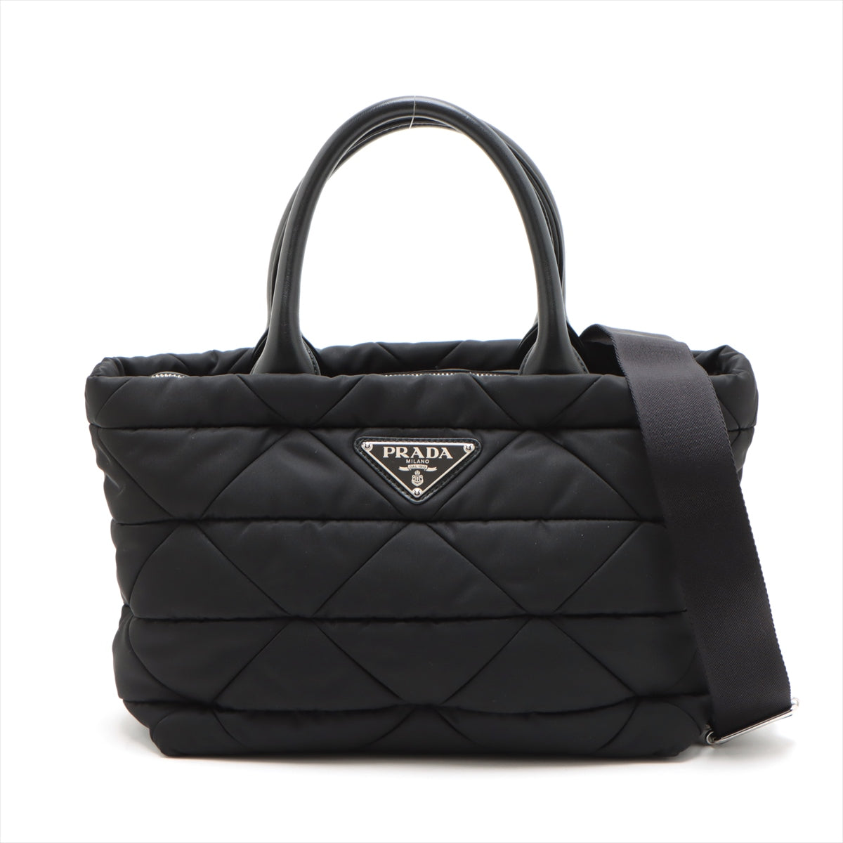 Prada Nero Re Padded Tote Bag Nylon Small