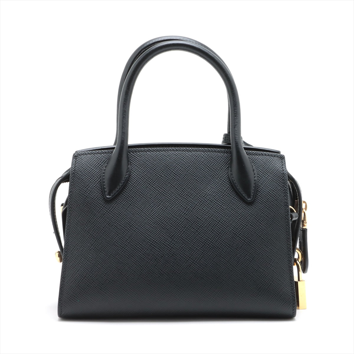 Prada Nero Kristen Bag Leather Saffiano Small Travel Bag