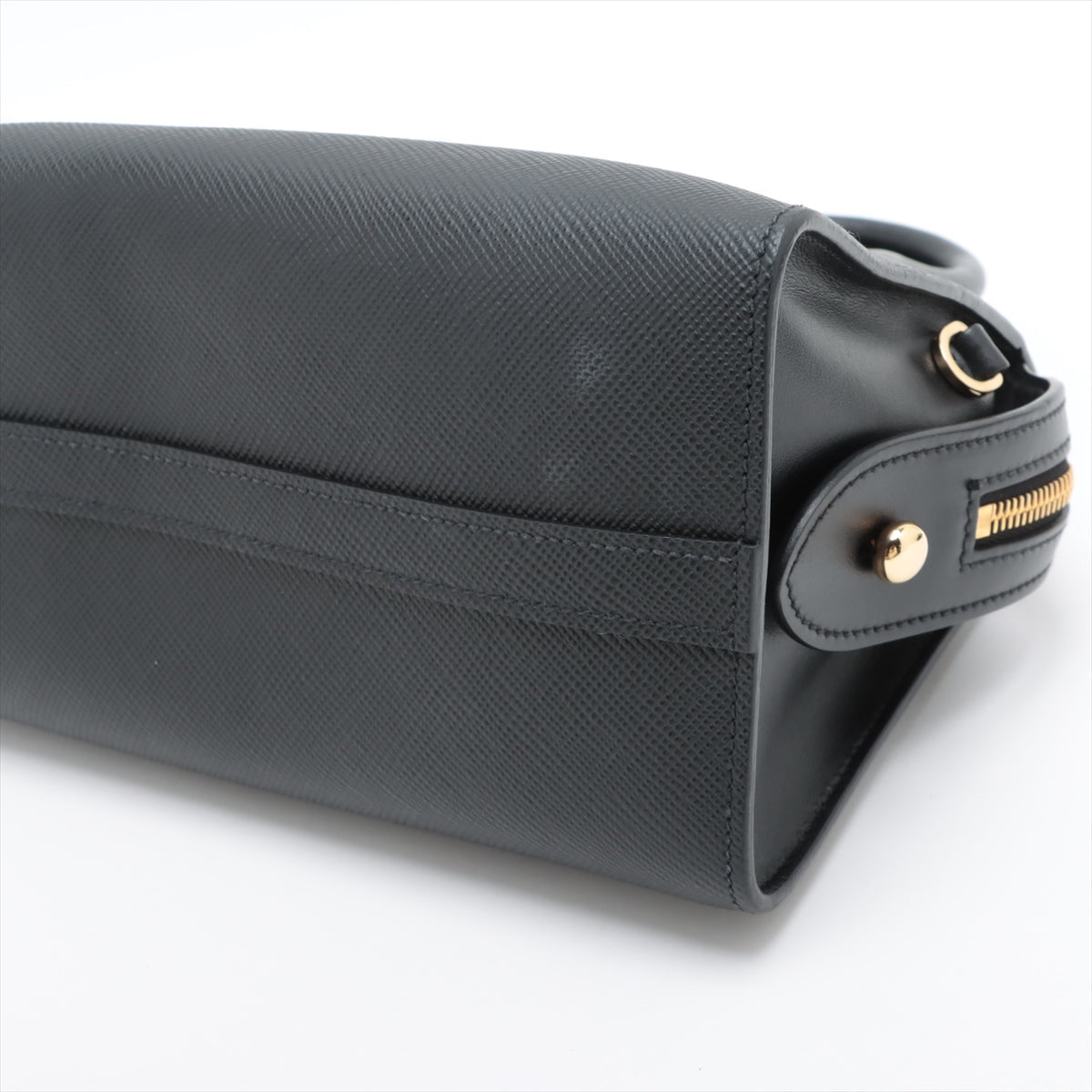 Prada Nero Kristen Bag Leather Saffiano Small Travel Bag