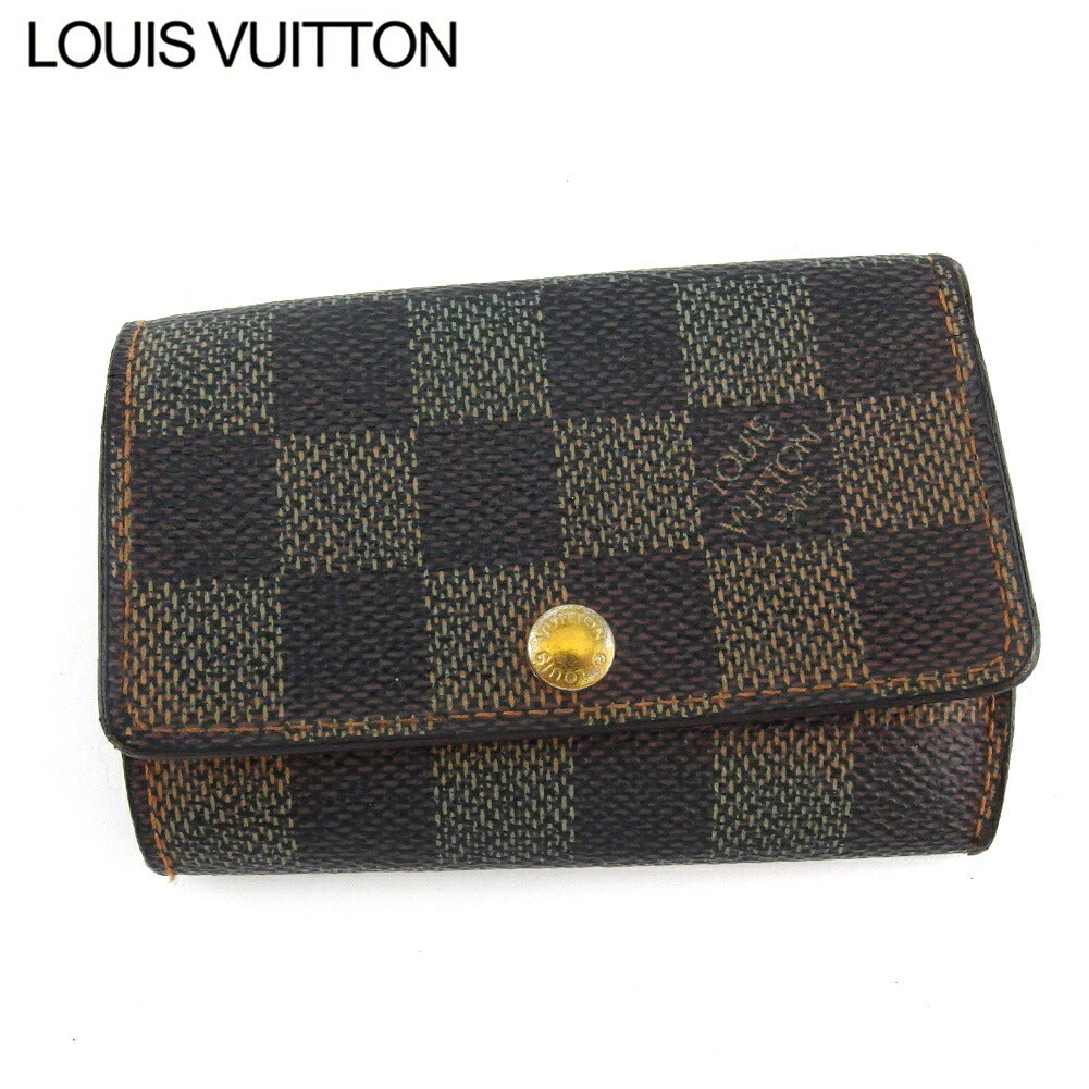 Louis Vuitton Key holder N62630 Multicles6 Brown Beige Gold Key Chain A1875