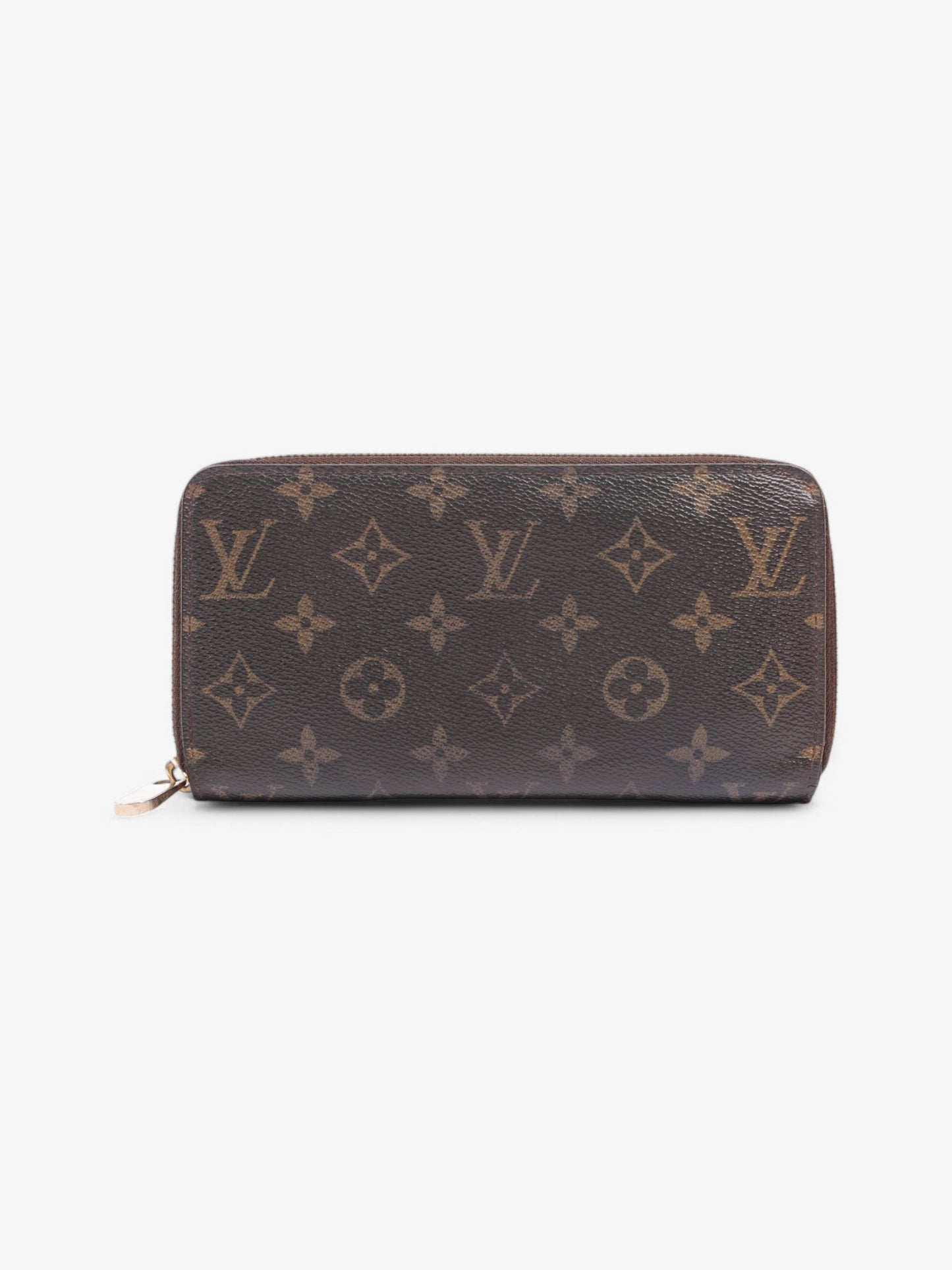 Louis Vuitton Zippy Coated Monogram Canvas Coated Canvas Wallet Case Canvas 24