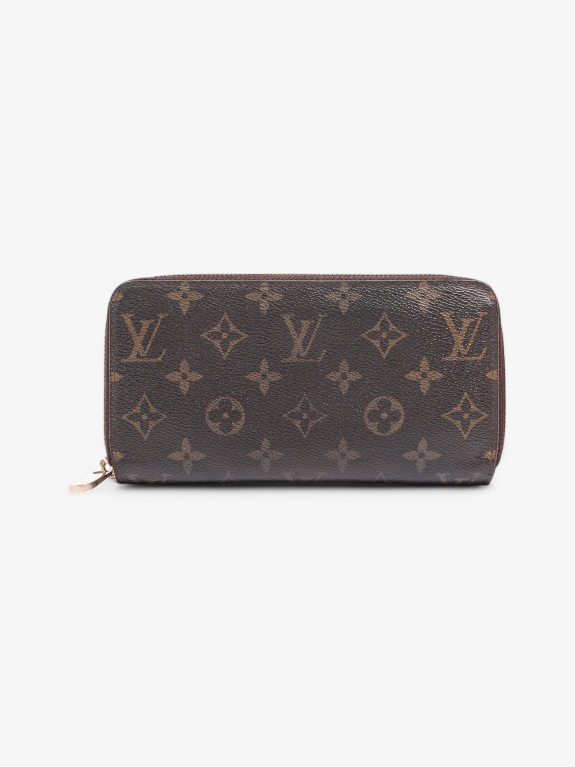 Louis Vuitton Zippy Coated Monogram Canvas Coated Canvas Wallet Case Canvas 24