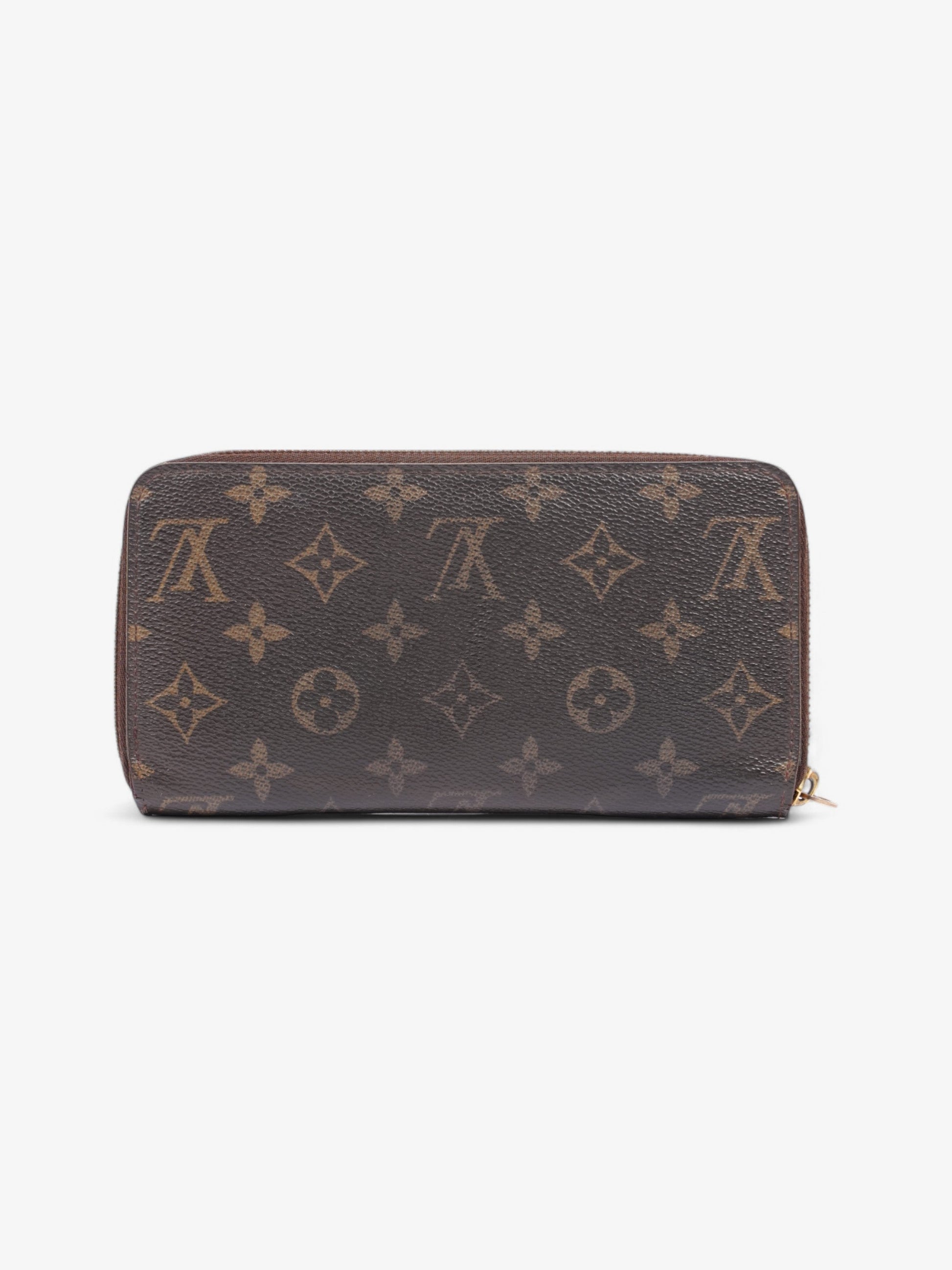 Louis Vuitton Zippy Coated Monogram Canvas Coated Canvas Wallet Case Canvas 24